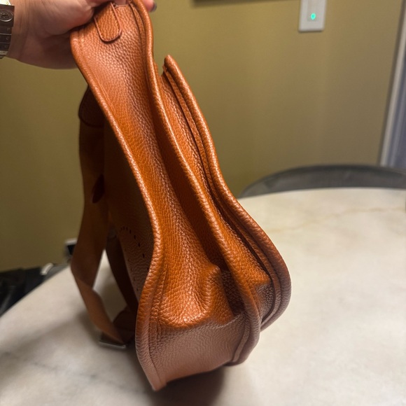 Brown Leather Shoulder Bag - Picture 4 of 6